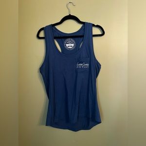 Lauren James Blue Tank Top